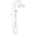 Душевая система Aquanet Passion AF300-70-RC-B Черный