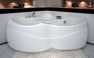 Акриловая ванна Aquanet Bellona 175x175 с гидромассажем