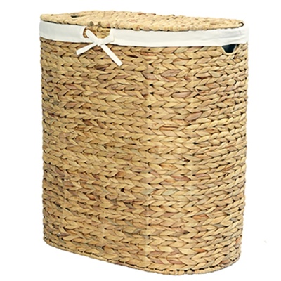 Корзина для белья WasserKRAFT Dill WB-610-L с крышкой Cветло-коричневый