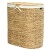 Корзина для белья WasserKRAFT Dill WB-610-L с крышкой Cветло-коричневый