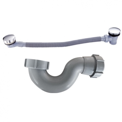 Слив-перелив Raiber R35-02 click-clack Серый Слив-перелив Raiber R35-02 click-clack Серый