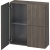 Подвесной шкаф Duravit L-Cube 70 LC116705151 Коричневая сосна