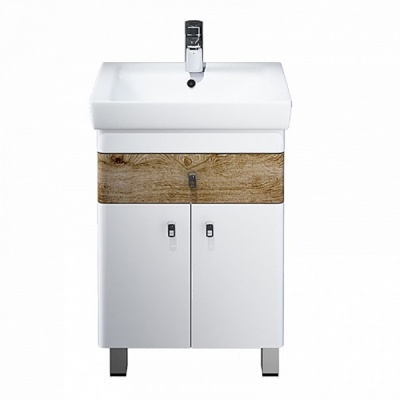 Тумба с раковиной Iddis Carlow 55 Белая Дерево