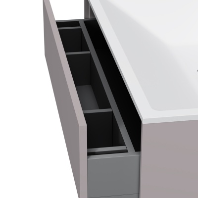 Тумба под раковину AM.PM Inspire V2.0 80 M50AFHX0803EGM подвесная Серая матовая