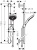 Душевой гарнитур Hansgrohe Raindance Select S 26322000 Хром Душевой гарнитур Hansgrohe Raindance Select S 26322000 Хром