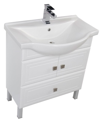 Тумба под раковину Aquanet Стайл 75 181500 Белая 181500