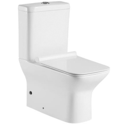 Чаша унитаза-компакта Aquanet Cube-C 210759 без бачка, с сиденьем Микролифт