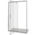 Душевая дверь в нишу Good Door Orion WTW-PD-130 130 профиль Хром стекло прозрачное