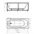 Акриловая ванна Акватек Оберон 160х70 без гидромассажа