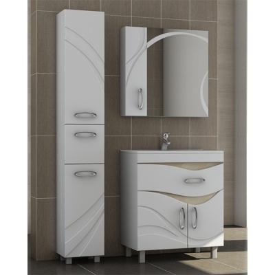 Зеркальный шкаф Vigo Mirella 70 Белый