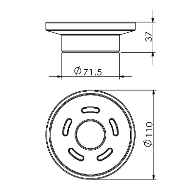 Мыльница Langberger Lugano 23017C Хром