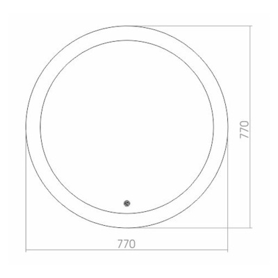 Зеркало Mixline Премьер Перла 77 530908 с подсветкой с сенсорным выключателем и пескоструйным рисунком