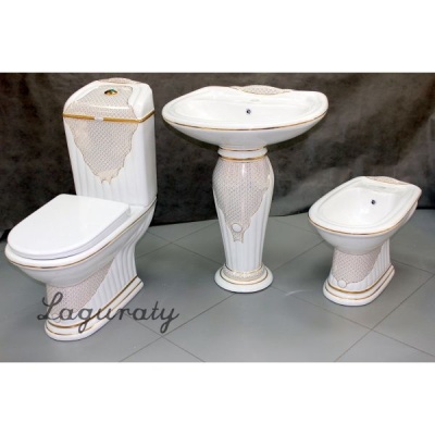 Унитаз компакт Laguraty 0767 с сиденьем Микролифт