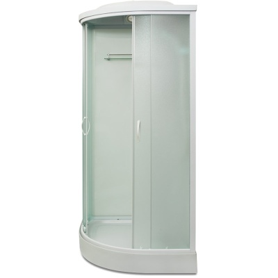 Душевая кабина Mirwell MR3510P-C 100х100 профиль Белый стекло матовое