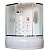 Душевая кабина Royal Bath ALP 140x95 RB140ALP-C-CH-L с гидромассажем стекло матовое задние стенки Белые