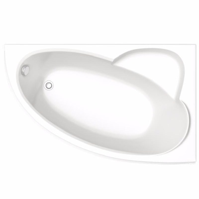 Ванна из искусственного камня Castone Диана 160x100 L Белая