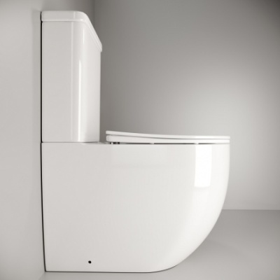 Унитаз компакт Ceramica Nova Mia Rimless CN1801 с бачком и сиденьем Микролифт