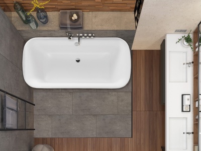 Акриловая ванна Vagnerplast Blanca NT 175x80 без гидромассажа