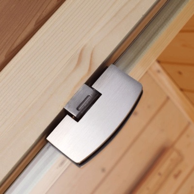 Душевая кабина Orans SR-89103S L black 180x130 с сауной профиль Черный стекло прозрачное