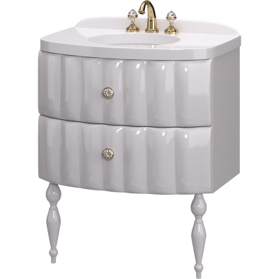 Тумба с раковиной Aima Design Pearl 70 Белая