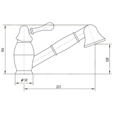 Смеситель для кухни Migliore Maya ML.CUC-8995 Хром ML.CUC-8995.CR