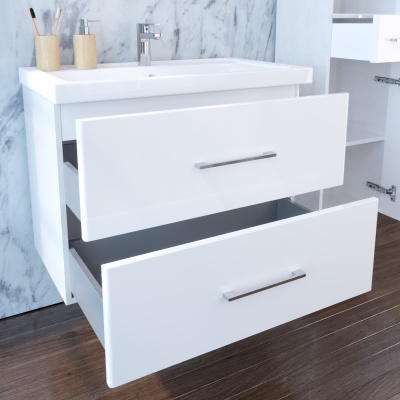 Тумба под раковину San Star Sorento 70 191.1-1.5.1. подвесная Белая