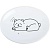 Мыльница Fixsen Teddy FX-600-4 Белая Черная