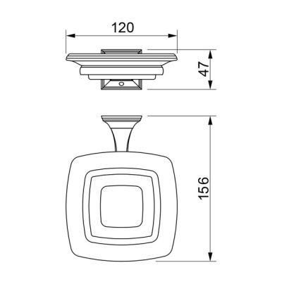 Мыльница Novella Imperiale IM-02111 Хром