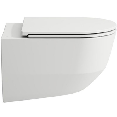 Комплект унитаза Laufen Pro Rimless 8.2096.6.000.000.1 с инсталляцией Viega Prevista Dry 792855 с клавишей смыва Хром