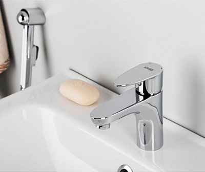 Смеситель для раковины WasserKRAFT Leine 3508 с гигиеническим душем Хром