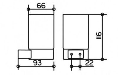 Стакан для ванной комнаты Keuco Plan 14950 019000 Хром