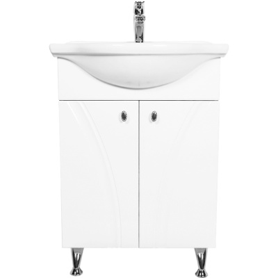 Тумба с раковиной Orange Лотос 60 Белая