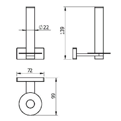 Держатель запасного рулона Langberger Alster 10948A Хром