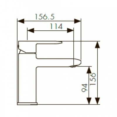 Смеситель для раковины Kaiser Estilo 62011 Хром
