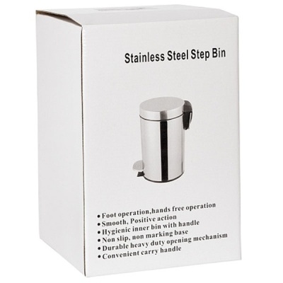 Ведро для мусора Raiber RP101 Хром