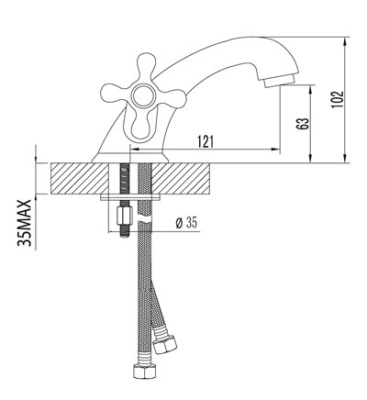 Смеситель Lemark Standard LM2106C для раковины