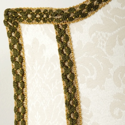 Абажур для светильника Migliore Complementi 687.03 Белый Зеленый Золото