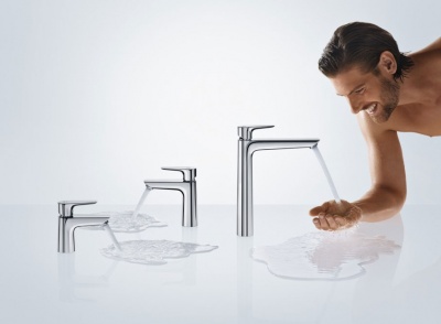 Смеситель для раковины Hansgrohe Talis E 71710670 Черный матовый