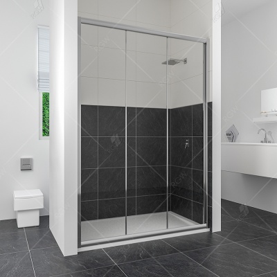 Душевая дверь в нишу RGW Classik CL-11 80 профиль Хром стекло прозрачное