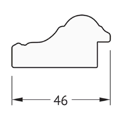 Зеркало Evoform Definite 112х62 Бусы золотые