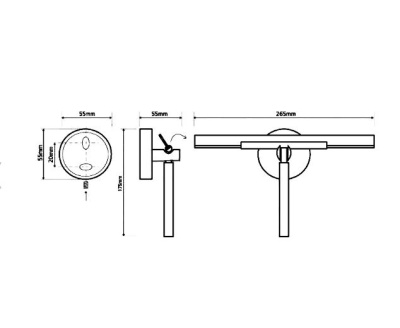 Скребок Bemeta Omega 104237012 Хром