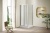 Душевой уголок Cezares Porta AS-1 90x80 профиль Хром стекло прозрачное