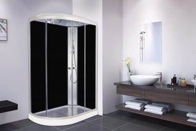 Душевая кабина Parly Classic Эконом EC121R 120х215 профиль Сатин стекло тонированное