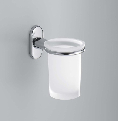 Стакан для зубных щеток Colombo Design Bart B2202.000 Белый, Хром