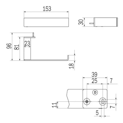 Держатель туалетной бумаги Inda Indissima R A88250CR Хром