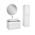 Тумба под раковину Diborg Elise 70 77.7224 подвесная Белый глянец