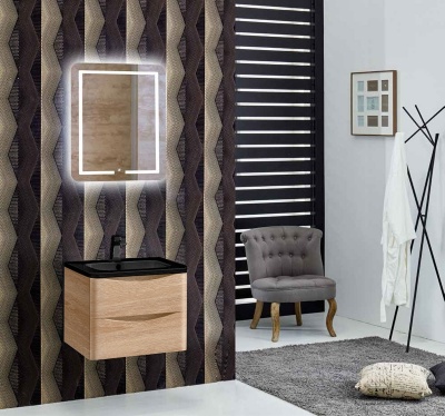 Тумба под раковину Vincea Roberta VMC-1R600WO подвесная W.Oak