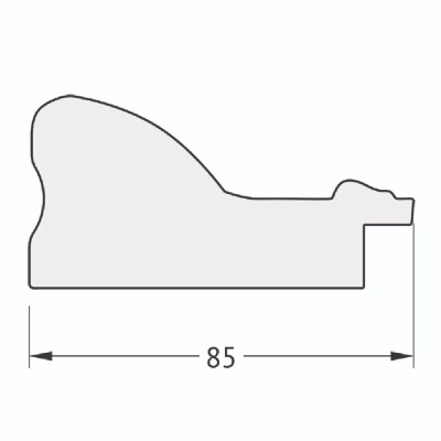 Зеркало Evoform Exclusive 145х60 Сусальное золото