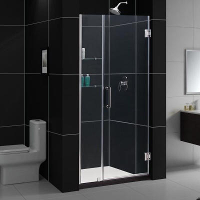 Душевая дверь в нишу RGW Hotel HO-02 100 профиль Хром стекло прозрачное