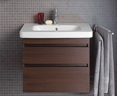 Тумба под раковину Duravit Durastyle 60 DS648005353 подвесная Тёмный каштан